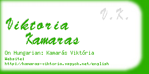 viktoria kamaras business card